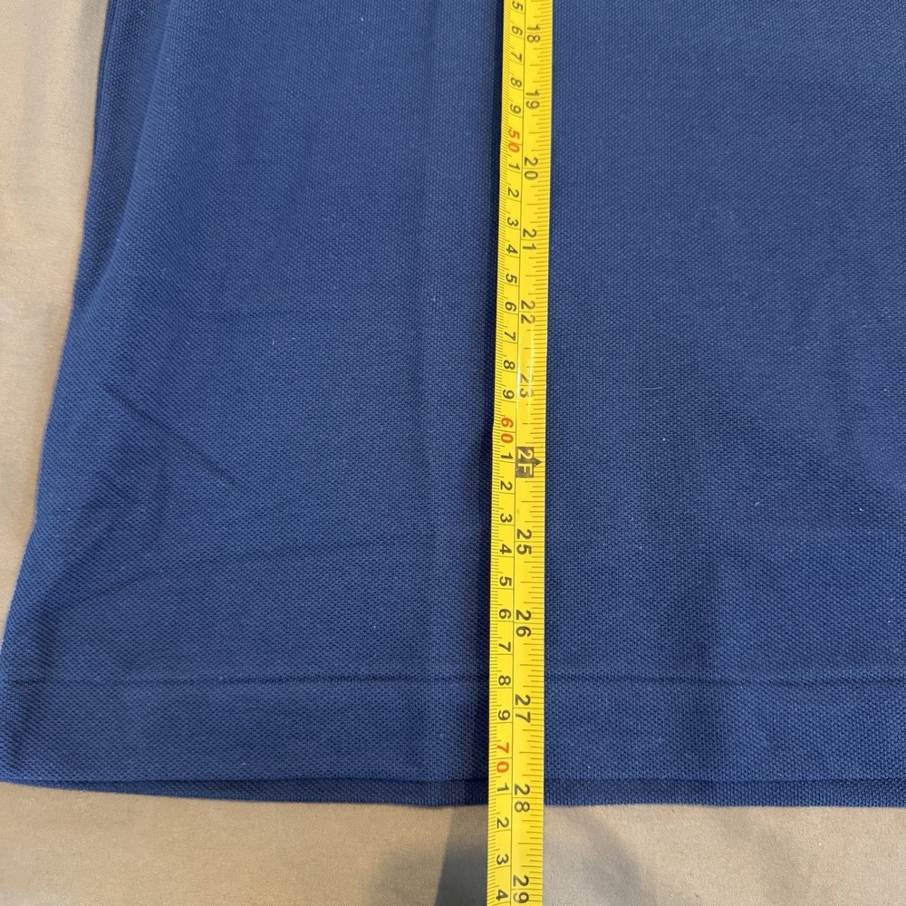 Lacoste Men's Polo Shirt M Blue Classic Fit Short Sleeve 100% Cotton Preppy NWT - Picture 5 of 6
